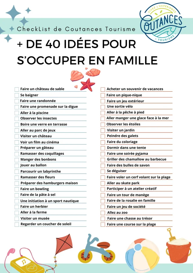 Chechlist Des Activites En Famille De Coutances Tourisme Jpg