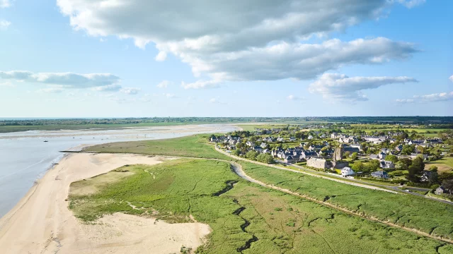 Regnbéville-sur-Mer vu du Ciel