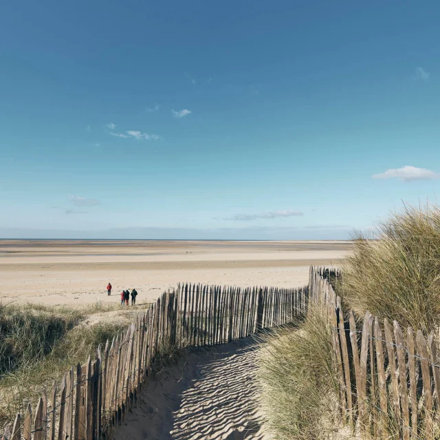 Plage de Montmartin sur Mer en hiver