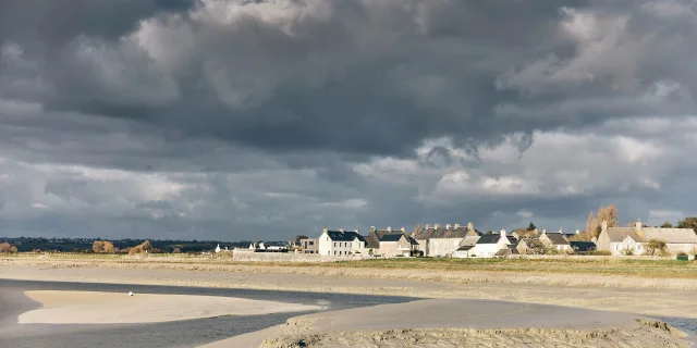 Regnéville sur Mer en hiver