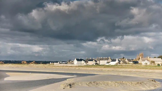 Regnéville sur Mer en hiver