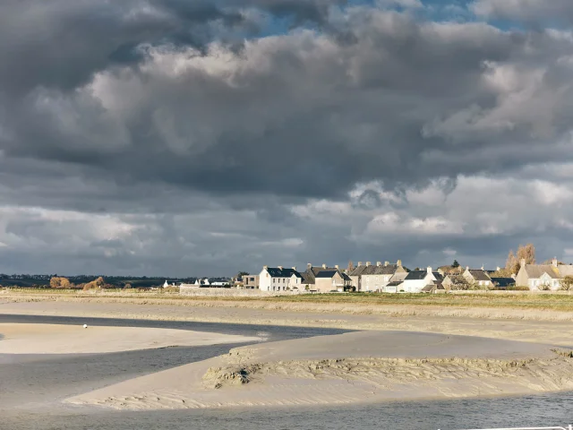 Regnéville sur Mer en hiver